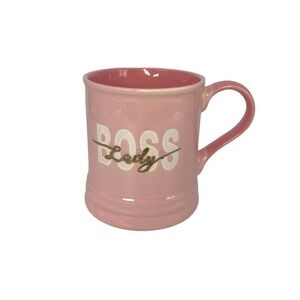 Spectrum Design Boss Lady Ceramic Coffee Mug Pink New